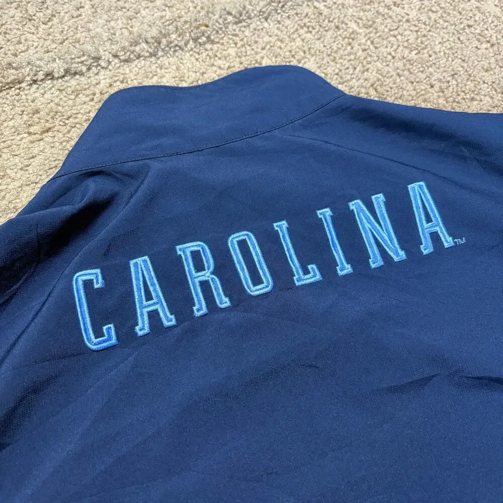 Jordan UNC North Carolina Embroidered Logo Drifit Windbreaker Zip Jacket Mens XL